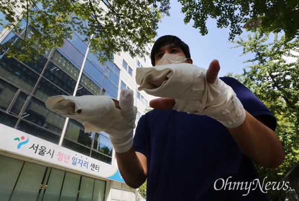 언론 첫 공개 삼성 피폭 피해자 "화상부상, 질병아냐...공정한 판단 기대" 언론 첫 공개 삼성 피폭 피해자 "화상부상, 질병아냐...공정한 판단 기대"