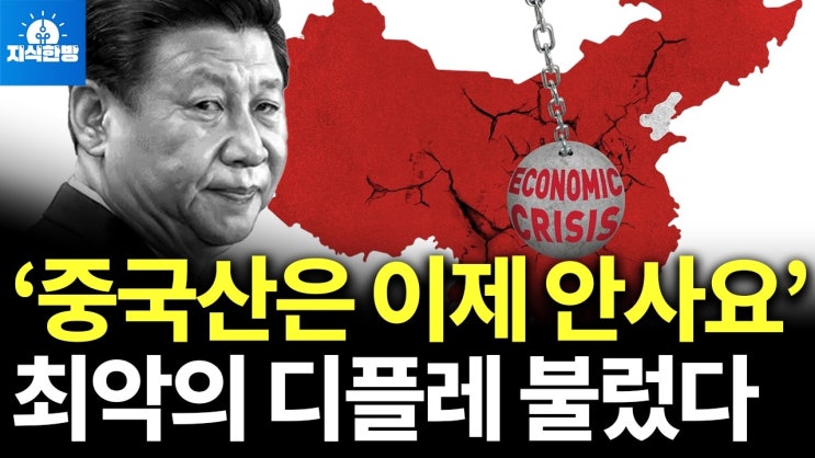 중국산은 이제 안사요... 최악의 디플레 불렀다 중국산은 이제 안사요... 최악의 디플레 불렀다