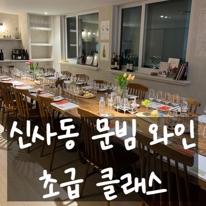  신사동 문빔 와인 스튜디오 초급 와인 클래스 1주차 레드와인