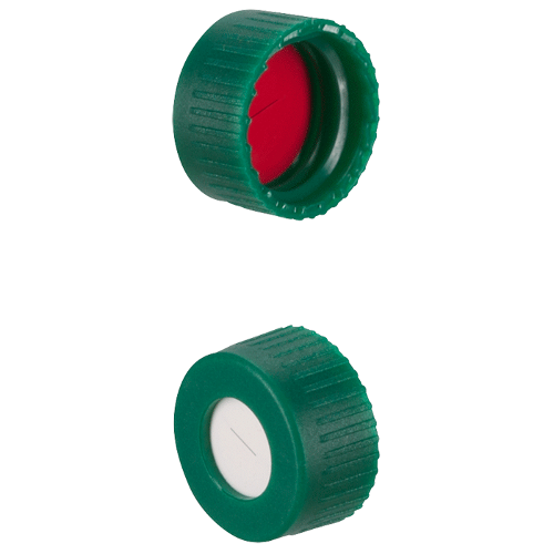  [플라스틱] 9-425mm 그린 스크류 캡 (셉텀 접착) 9-425mm Green Screw Cap (Bonded)