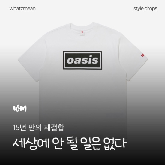  리바이스 오아시스 티셔츠 국내외 재고현황 및 크림 리셀가