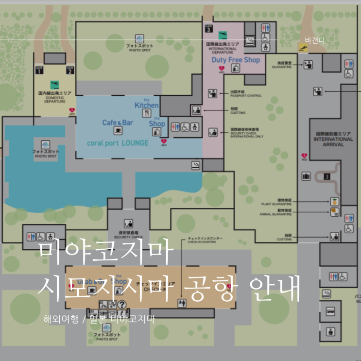  미야코지마 시모지시마 공항 진에어 직항 입출국 안내