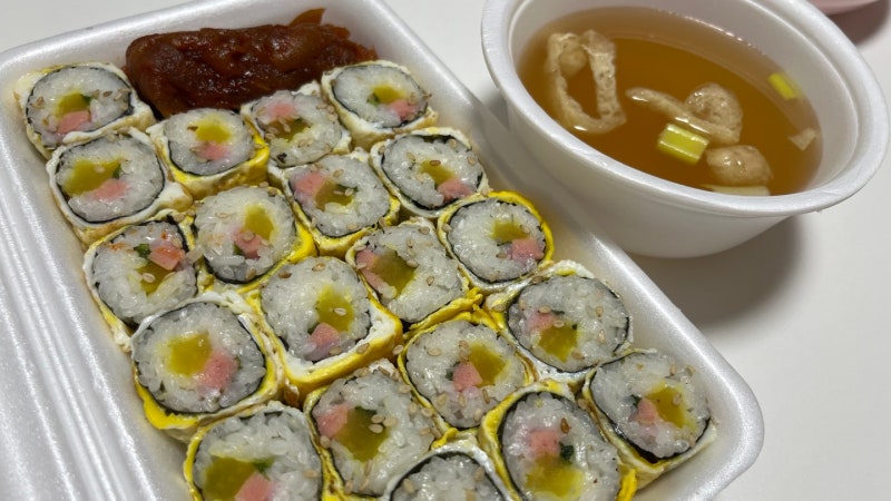 안양 인덕원 장수계란말이김밥 | 자꾸 생각나는 김밥 맛집
