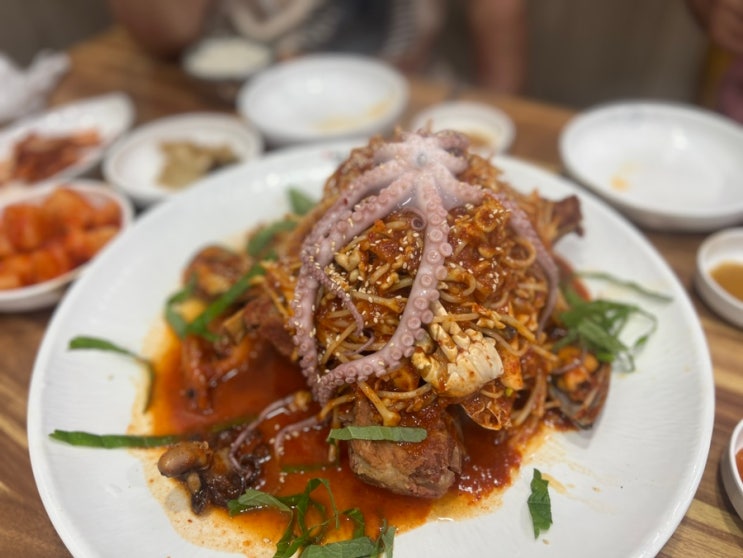  영암 삼호읍 맛집, 맛나감자탕, 해물목뼈찜, 목뼈라면옹심이