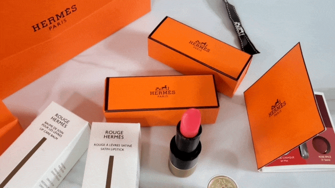 에르메스 립스틱 40 로즈 새틴 신세계백화점 강남점 Hermes beauty 화장품 구입 후기