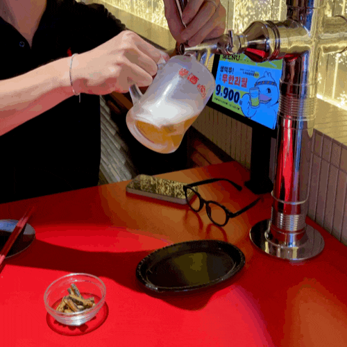  9,900원 생맥주 무한리필! 강남 신사동 주당들이 좋아하는 술집 넛츠비어