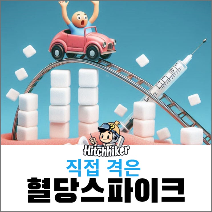  직접  겪은 혈당 스파이크 증상 대처법
