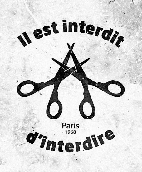 1968년 프랑스를 뒤흔든 반정부 운동 