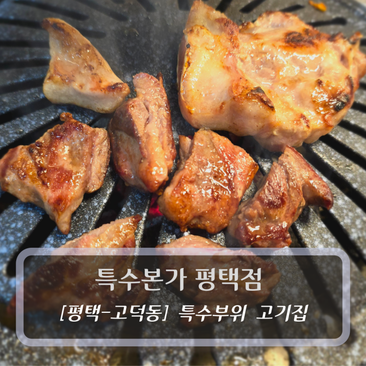  특수본가 평택점 - 평택뒷고기 고덕맛집