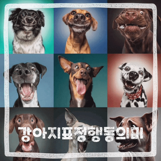  강아지 표정,행동의미와 카밍시그널