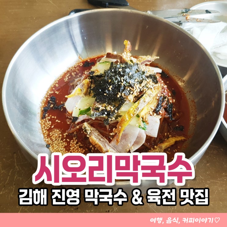  진례 점심식사 장소 추천 시오리막국수 진영점