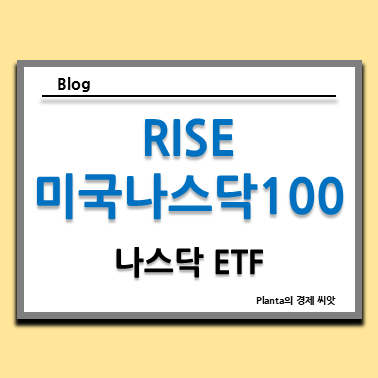  RISE 미국나스닥100 ETF 주식 주가 분석