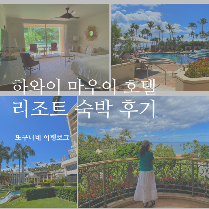  하와이 마우이 호텔 신혼여행 숙소 추천! 그랜드 와일레아 월도프 아스토리아 리조트
