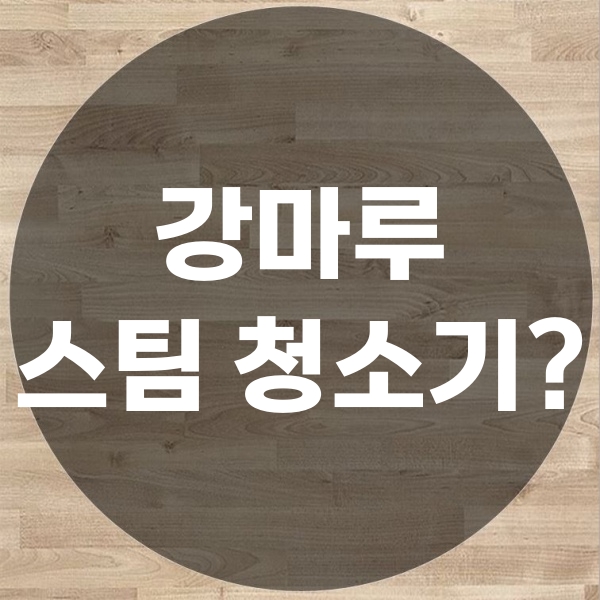  강마루스팀청소기 사용해도 되나요?