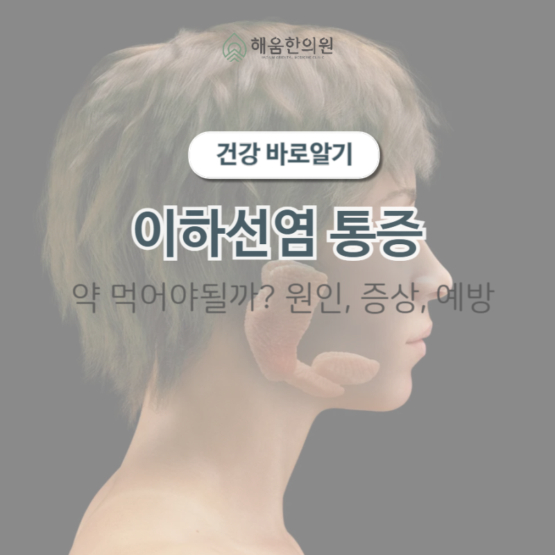이하선염 통증, 약 먹어야 치료될까? 원인 증상 예방법