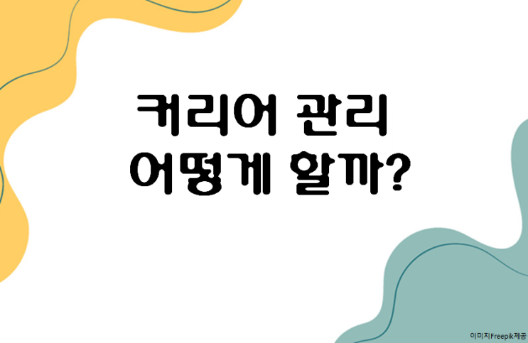  커리어를 잘 관리하는 방법은 직무의 연속성과 특징을 살리는 것입니다