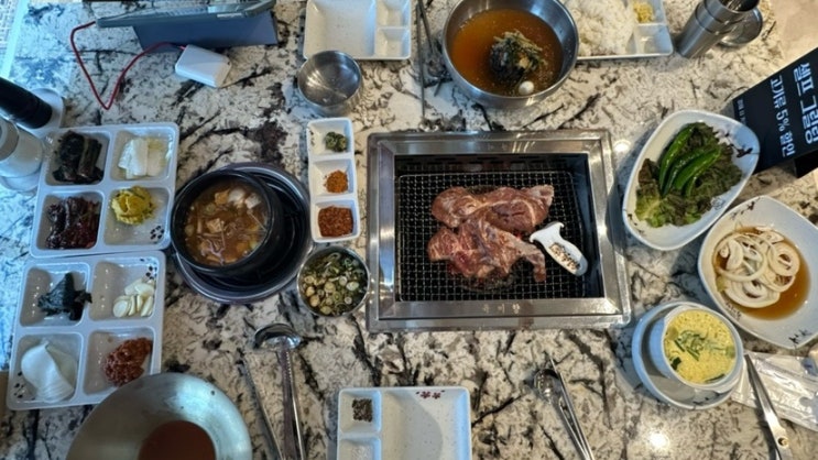  파주 운정 맛집 데이트 가족식사 분위기 좋은 고기집 육미향 파주직영점