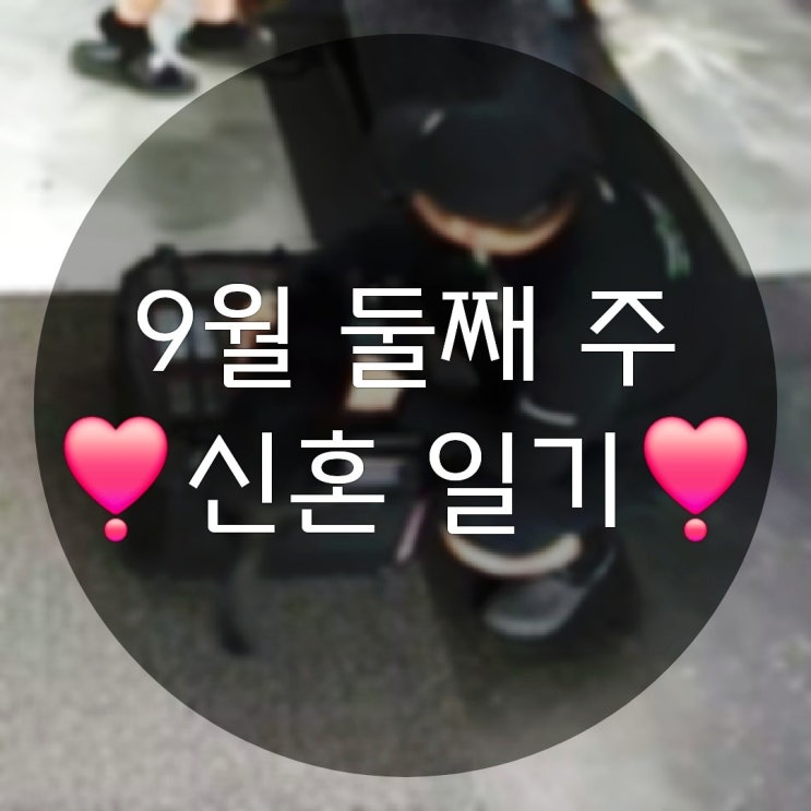  9월 둘째 주의 신혼 일상기록(로브드블랑 스냅앨범 명절즐기기)
