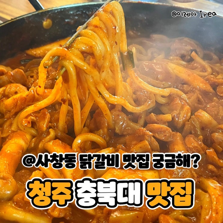  청주 충북대 맛집 촌골닭갈비THE치킨 (ft.사창동 맛집)