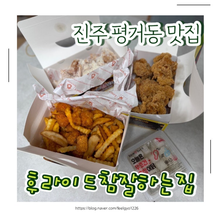  진주 평거동 맛집 후라이드참잘하는집
