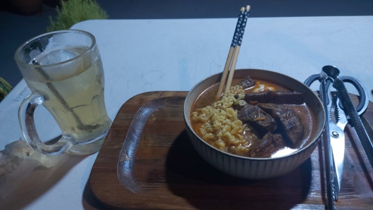  옥탑 라면