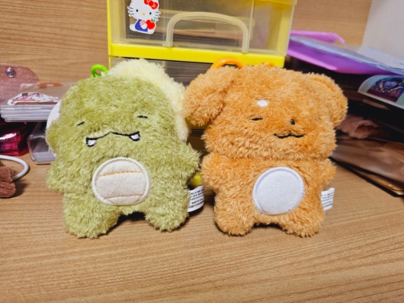 여자 초등학생 선물 픽셀리 덕개 공룡 인형키링