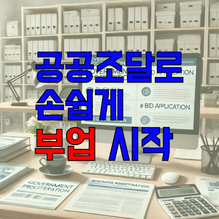  인콘MRO몰 안전한 부업 공공조달 플랫폼