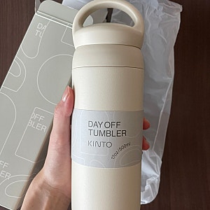500ml 대용량 킨토 텀블러 화이트 후기 ☕️