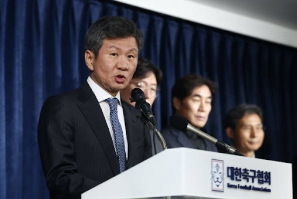 <b>축구협회 노조</b>, <b>정몽규</b> 회장 4선 강력 반대... 축구협회 내부... 