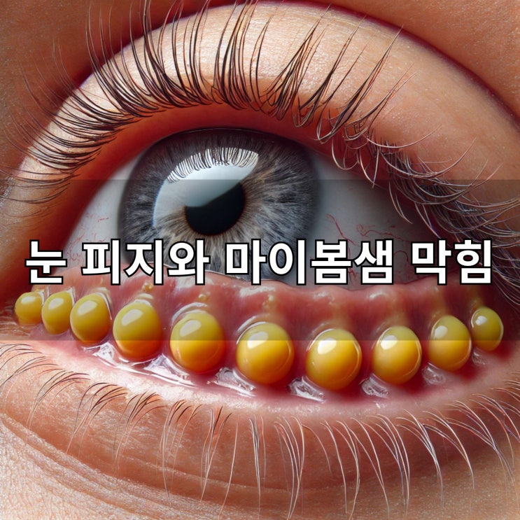  눈 피지와 마이봄샘 막힘 해결법 건강한 눈을 위한 관리 가이드