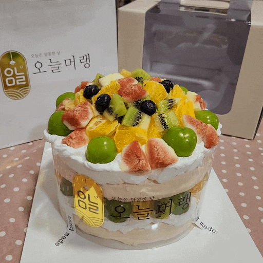  전주케이크맛집 [오늘머랭] 파블로바케이크 후기. 주문 제작 기념일 케이크 맛집 추천