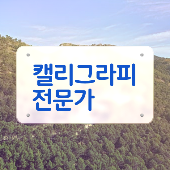  캘리그라피한자 , 캘리그라피전문가 자격증 1급,2급 동시에 취득한 정보 , 향후 전망
