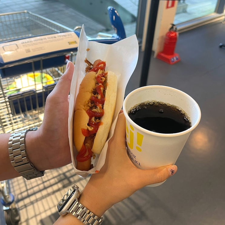  [소소정보] 이케아 IKEA 비스트로 핫도그&아이스크림 후기(이케아 소프트아이스크림, 이케아 셀프 아이스크림)_feat.이케아 동부산점