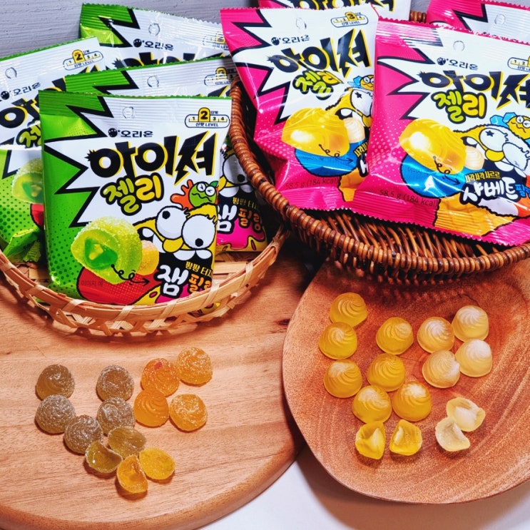  아이셔젤리 오리온 신상 아이셔 신맛 캔디