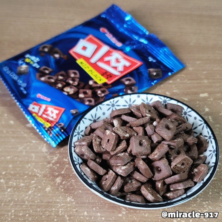  오리온 미쯔블랙 가격 및 칼로리 내돈내산 리뷰
