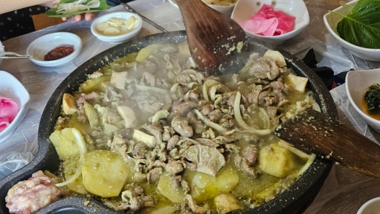  전남 구례 | 여명가든 (녹차 양념 오리구이, 볶음밥) 하동에 위치한 웨이팅 있는 곳