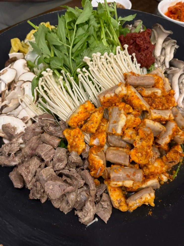  안양 평촌학원가맛집 곱창전골 끝재주는 오성해장
