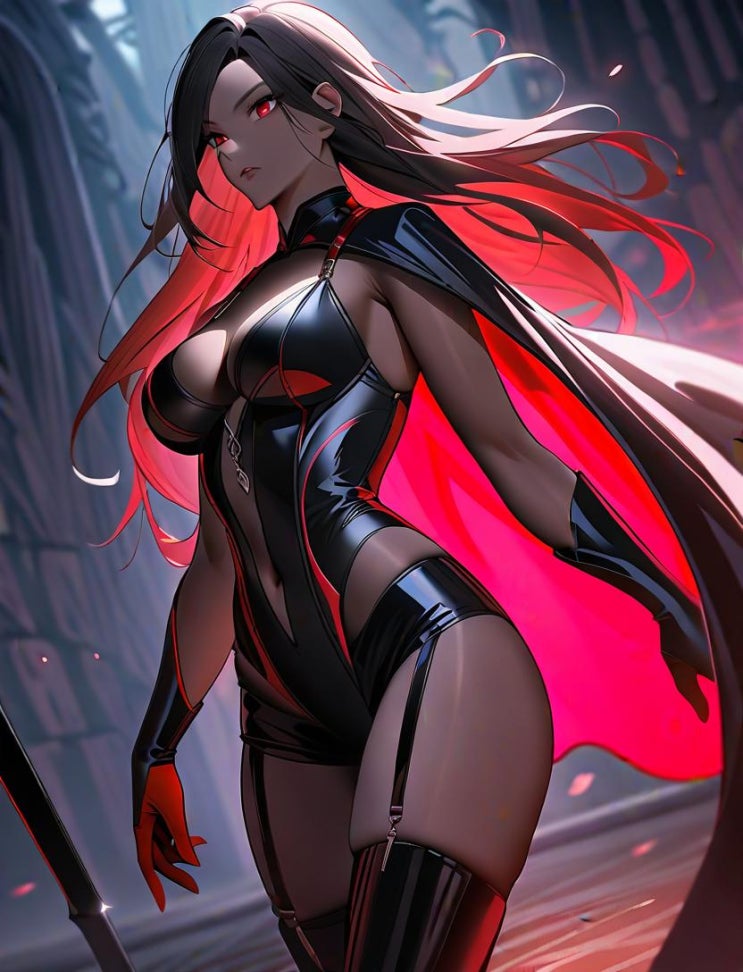  자캐 프로필: 세레나 스칼렛 - 마법 암살자