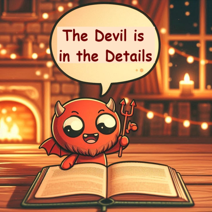  The devil is in the details 어떻게 쓰는 거지? 그 기원과 활용