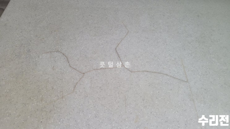  광주 싱크대상판 크랙 보수 갈라짐 수리가 필요한 이유는?