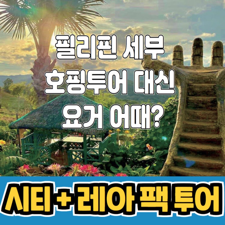  필리핀 세부 여행 호핑투어 대신 시티투어