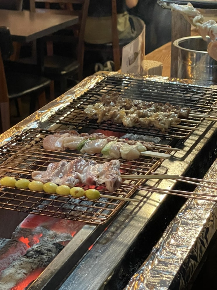  마곡나루 맛집 토리아에즈 마곡 숯불 수제꼬치구이!