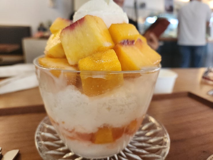  [송파 문정] 페이지카페 복숭아빙수 옛날팥빙수