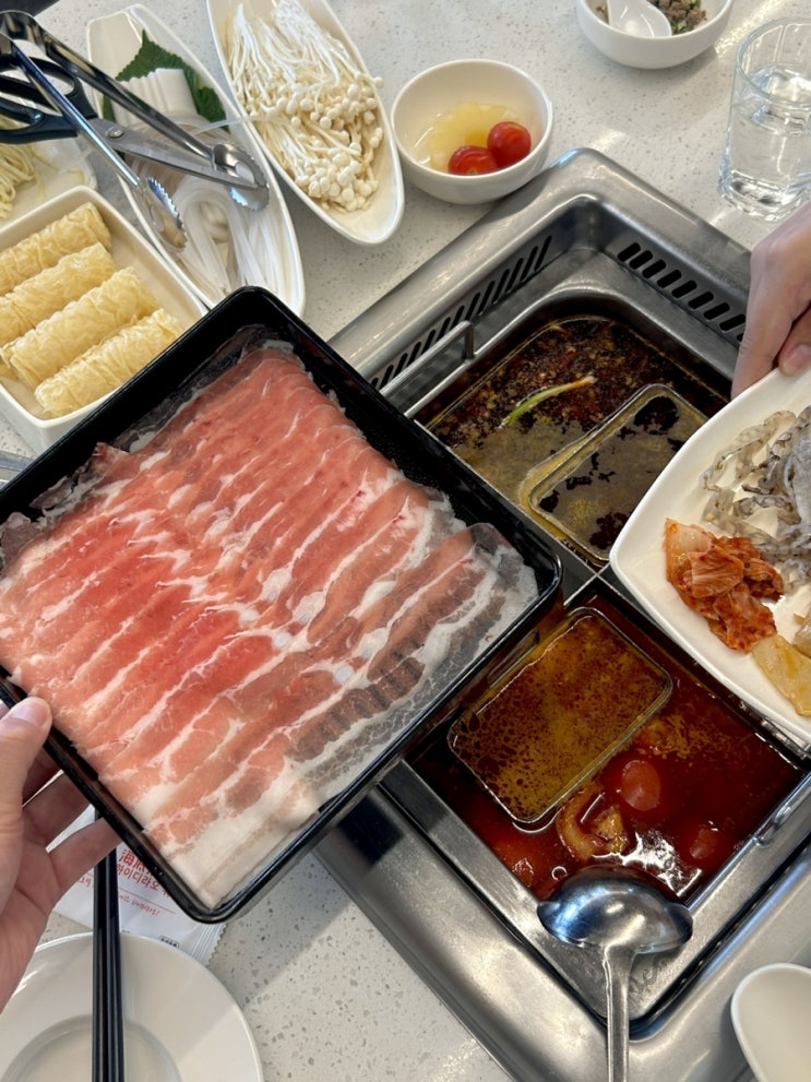  홍대 하이디라오 메뉴 가격 꿀팁 건희소스 레시피 정보