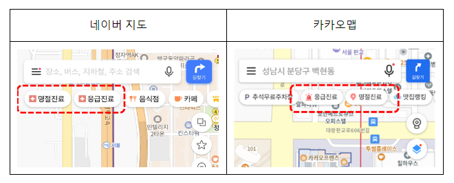 추석연휴 기간 아플때는 지도앱에서 동네 문 여는 병·의원 정보를 확인할 수 있습니다. 추석연휴 기간 아플때는 지도앱에서 동네 문 여는 병·의원 정보를 확인할 수 있습니다.