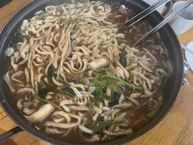 춘천 마내손칼국수 영업시간 짧은 장칼국수 맛집