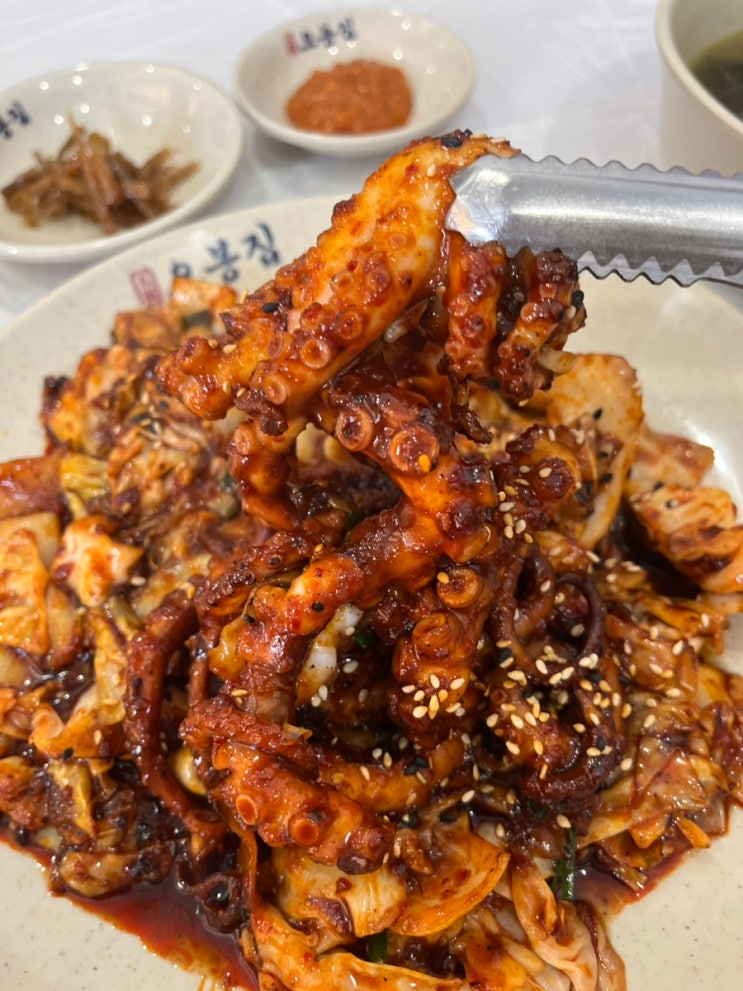  [여수 소호동동다리 맛집] 여수 오봉집 여수소호점 점심특선 직화낙지볶음 보쌈정식