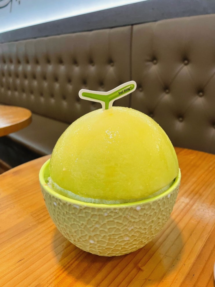  성남 빙수 신흥역 설빙:) 성남 디저트카페 딸기치즈메론빙수 후기