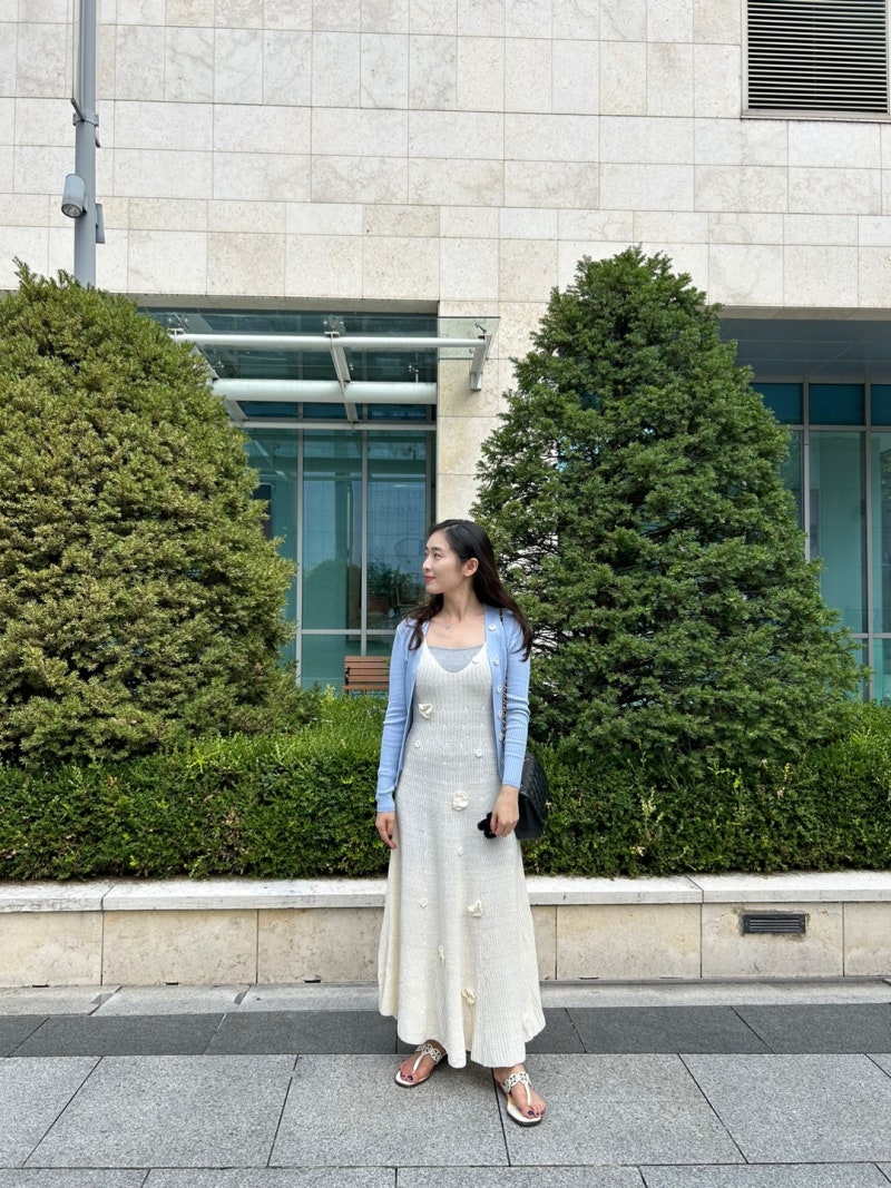 산드로 가브리엘 가디건 3가지색상 전부 리뷰, 사이즈팁 (ft.샤넬빈티지 가방)