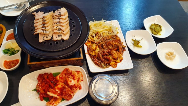  성남 신흥역 맛집 보쌈 낙지 맛집 불낙지양보쌈군